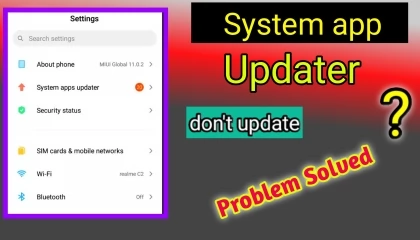 System app updater , Problems solution. Don't update!