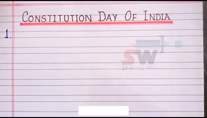 Constitution of India_10 line essay on constitution day of India