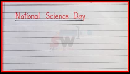 Essay on national science day in English_short essay on national science day