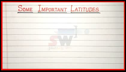 Some important things about latitudes_important parallel of latitude_main line