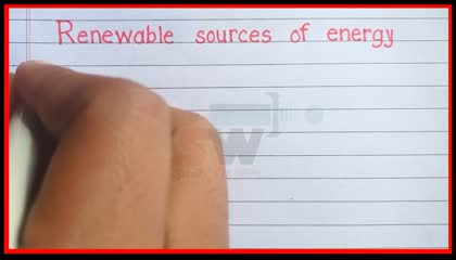 What is renewable sources of energy_short note renewable sources of energy