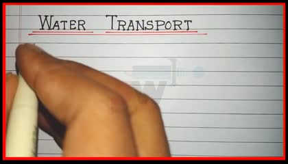 What is water transport_Definition of water transport