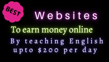 websites for earning money online from teaching English