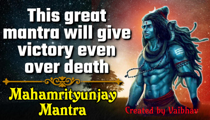 This great mantra will give victory even over death - Mahamrityunjay Mantra