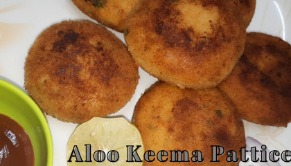 ALOO N MUTTON KEEMA PATTICE/ MINCED MUTTON MEAT AND POTATOES PATTICE