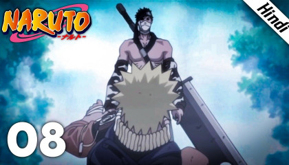 Hindi ORG DUB   Naruto (2002) Episode 8 - The Oath of Pain !