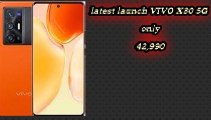 VIVO X80 5G latest launch price 42,990