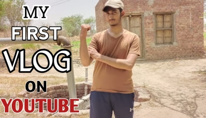 MY FIRST VLOG ON YOUTUBE