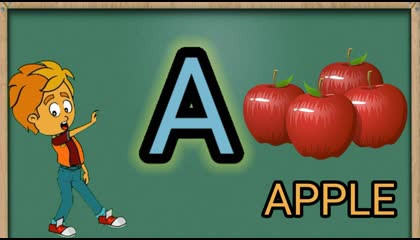ABCD alphabets, A for Apple, B for ball , abcd alphabets