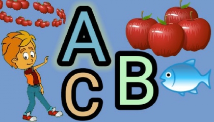 ABCD alphabets, A for Apple, B for Ball , abcd alphabets