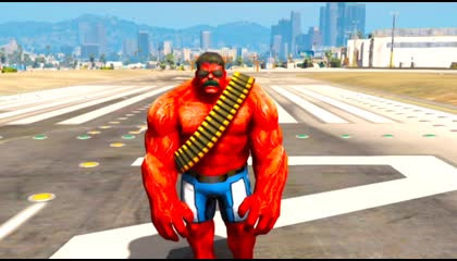 new gta 5 video with red hulk