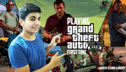 PLAYING GTA V FIRST TIME  HARSH TECHNO GAMERZ  FULL HD GAMEING VIDEO