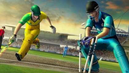 Real cricket game 20  Cricket gameplay video