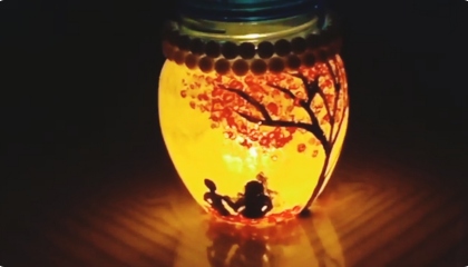 Glow Jar For Home Decoration//Art And Craft//Simple Ideas.