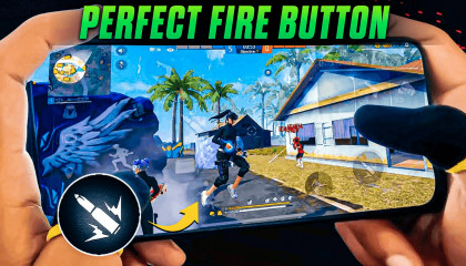 Free Fire Best Fire Button Size And Position 2023😍Perfect Free Fire Button Si