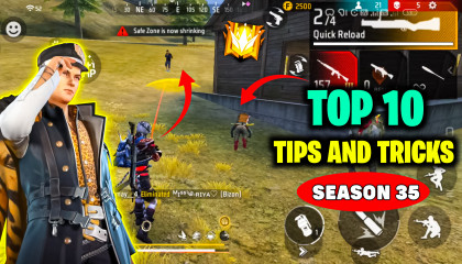 Top 10 Tips And Tricks For Br Rank🤯Best Rank Pushing Tips And TricksBot Sanju
