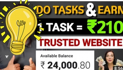 Do task and earn money online up 10000🤩😍🤩.earn money in google app earn