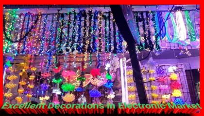 Decorations in Electronic shop