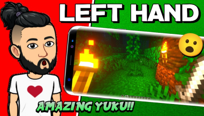 How to Hold Torch in Your Left Hand in Minecraft in Hindi