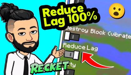 How To Fix Lag in Minecraft Latest Version  How To Reduce Lag in Minecraft Pe