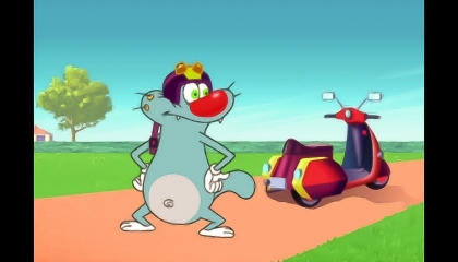 हिंदी Oggy and the Cockroaches HIT THE ROAD OGGY! (S02E88) HindiCartoonsforKids