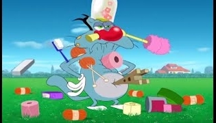 हिन्दी Oggy and the Cockroaches 😂 DISHES (S01E28 + 23) 😂 Hindi Cartoons Kids