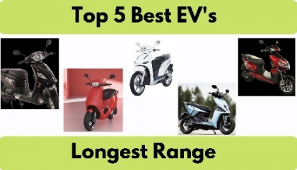 TOP 5 LONGEST RANGE ELECTRIC SCOOTERS IN INDIA 2022   ELECTRIC SCOOTER 2022  