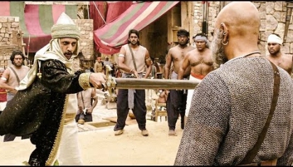 कटप्पा अपनी तलवार की रफ़्तार मेरे सामने साबित करो  Bahubali Best Action Scene