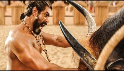 भल्लाल्देव के आगे ये सांड कहा टिक पायेगा  Bahubali  Movie Best Action Scene