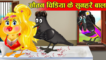 सौतन चिड़िया के सुनहरे बालchidiya ki kahaniChidiya Kahani Hindi CartoonTuni
