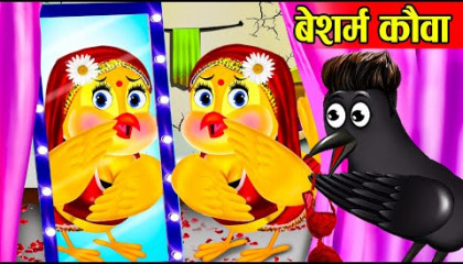 बेशर्म कौवा-chidiya ki kahani-Chidiya Kahani- Hindi Cartoon-Tuni Chidiya Stories