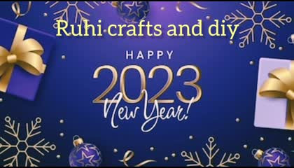 Happy new year 2033💖/Ruhi crafts and diy/autoplay