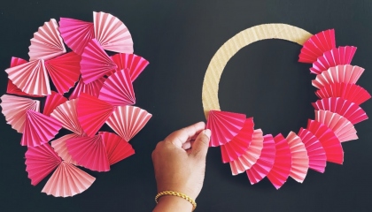 Easy crafts and art ❤️/paper crafts for home decoration
