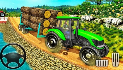 Real Tractor Trolly Cargo Farming Simulator Gameplay