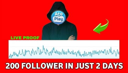 How To Get 200 Follower On Atoplay  In Just 2 Days ( GURANTED )