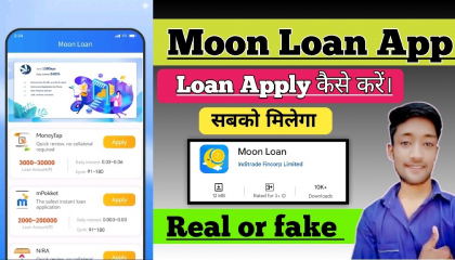 Moon Loan App Se Loan Kaise Le/ how to use moon loan app