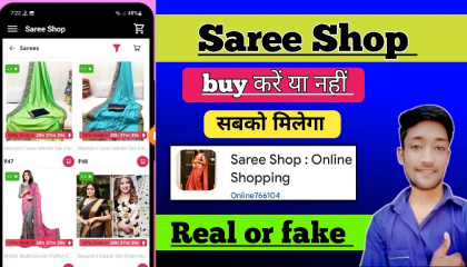 Saree Shop online shopping app real or fake / saree Shop app kya hai kaise use