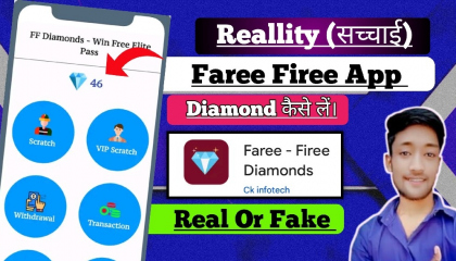 Faree - Firee Diamonds App se free diamonds kaise le/Faree - Firee Diamonds Ap