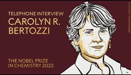 The Nobel Prize in Chemistry 2022 ।। Varolyn R. Bertozzi Interview  nobel