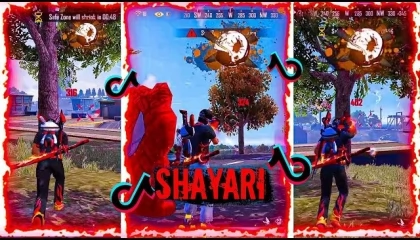 Sangam Gamer free fire shayari video tiktok,free fire shayari video headshot