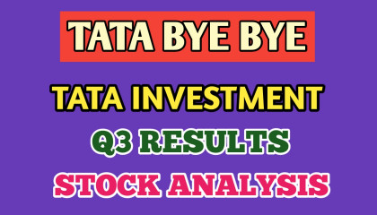 TATA INVESTMENT CORPORATION SHARE ANALYSIS●TATA INVESTMENT RESULT●Q3 RESULTS 202
