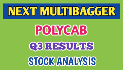 POLYCAB Q3 RESULTS 2023●POLYCAB STOCK ANALYSIS●NEXT MULTIBAGGER @ STOCK MARKET P