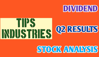 TIPS INDUSTRIES Q2 RESULTS●TIPS INDUSTRIES STOCK ANALYSIS●Q2 RESULTS●DIVIDEND @