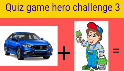 Quiz Challenge 3 - quiz challenge - quiz game hero - puzzle