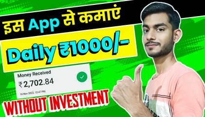 Without Investment New Earning App 2022  How To Earn Money From Moj App