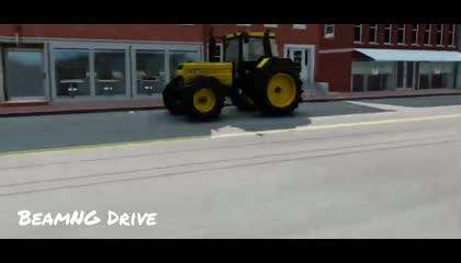 JCB Tractor vs Police 😱 BeamNG.Drive