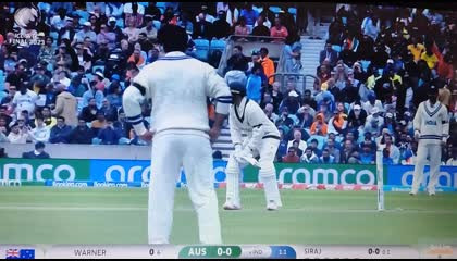 india vs Australia siraj over