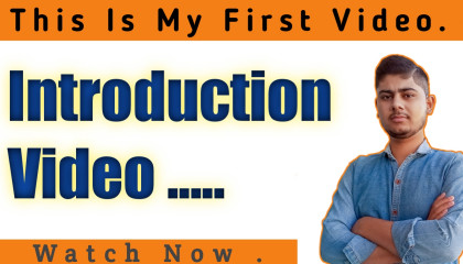 This Is My First Video Of Introduction  Some Information About Computer..