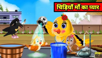 माँ चिड़िया का प्यार chidiya cartoon kahanihindi cartoonhindi moral stories  | AtoPlay