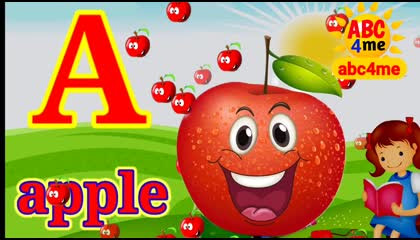 apple, a for apple🍎 b for ball, phonics song, abc alphabet song